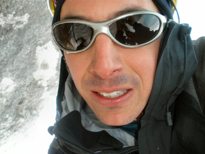 Rebruyant 030.jpg - Titi se pr�pare � descendre le dernier rappel